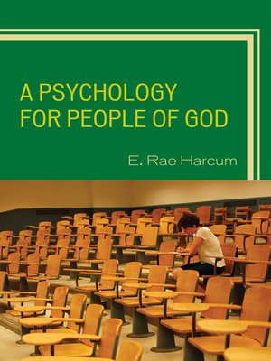 cover image of A Psychology for People of God